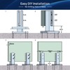 LukLoy Designed for 10mm Glass Railing, 4 Pack 3lb Heavy