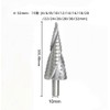 Step Drill, Hexagonal, Spiral, Sharp, Titanium Coated Spiral, HssSteel Drill,
