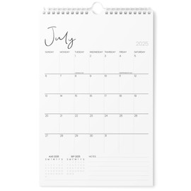 Karto Wall Calendar 2025-2026 - Vertical 11x17 inch July 2025 to December 2026 - Boost Your Productivity and Easy Planning with the Aesthetic Monthly Calendar - Cursive
