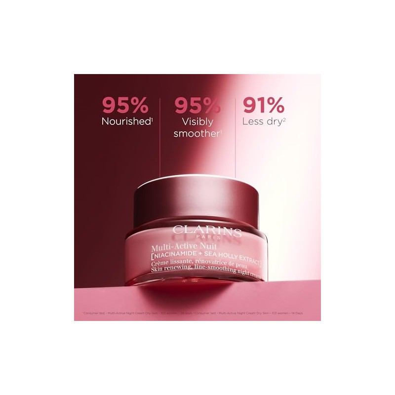 Multi-Active Night Cream - Dry Skin by Clarins for Unisex