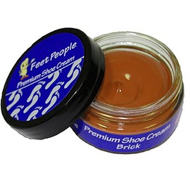 FeetPeople Premium Shoe Cream 1.5 oz, Brick