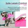 ThinkPet Dog Life Jacket Medium Reflective Lifesaver with Rescue Handle