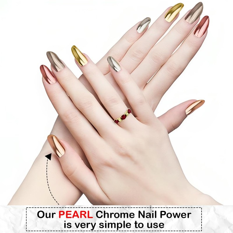 Nail Glitter Powder Set