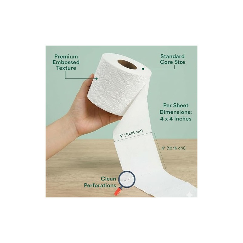 Papel higinico ECO SOUL de bamb de 3 capas, 12
