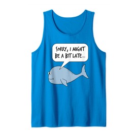 Jonah And The Whale, I Might Be A Bit Late, Church Funny Tank Top