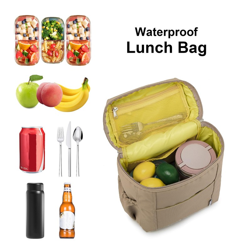 NOL Natural Organic Lifestyle Insulated Lunch Bags for Women Cooler