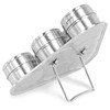 Internet's Best Triangle Magnetic Spice Rack - 6 Jars -