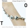 Tocoan Phone Charm Phone Wrist Strap with Tether Tab, Detachable