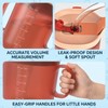 UxuoQxa Tazza con becco per anziani con manico, 300 ml,
