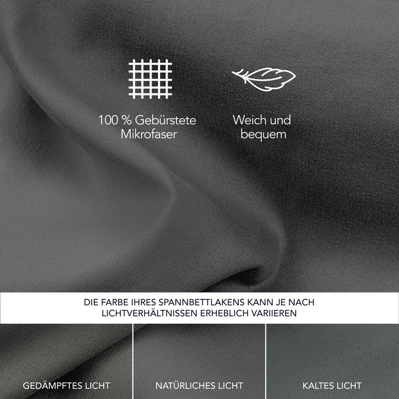 Dreamzie Fitted Sheet, 80 x 200 cm, Soft Microfibre, for