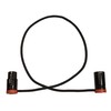 Milestock Low-Profile 3-Pin XLR Female to XLR Male Adjustable-Angle Cable