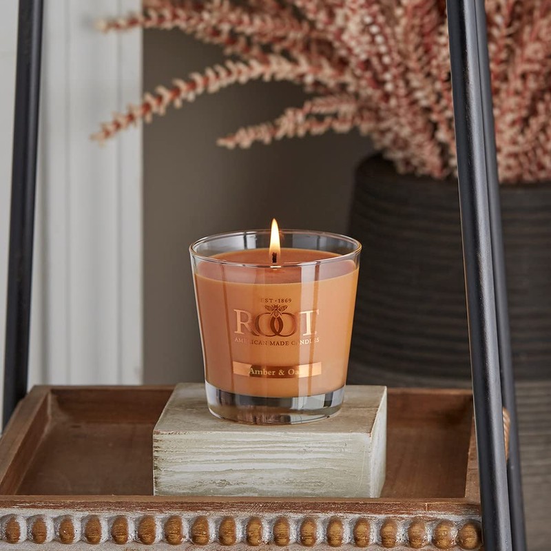 Root Candles Scented Candles Honeycomb Veriglass Premium Handcrafted Beeswax Blend
