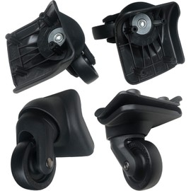 Luggage Wheels Replacement for Suitcase, Spinner Wheels Replacement Parts Roller Suitcase Tourister Wheels Travel Wheels Trunk Caster Luggage Replacement Kit (4 Pcs)