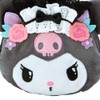 Sanrio Kuromi Face Shaped Mini Pouch (Tsundere Cafe)