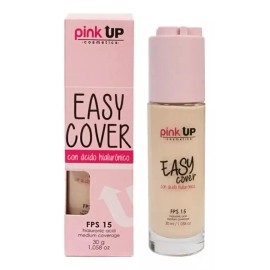 Pink Up Maquillaje Easy Cover + Polvo Matificante + Primer Pink Up
