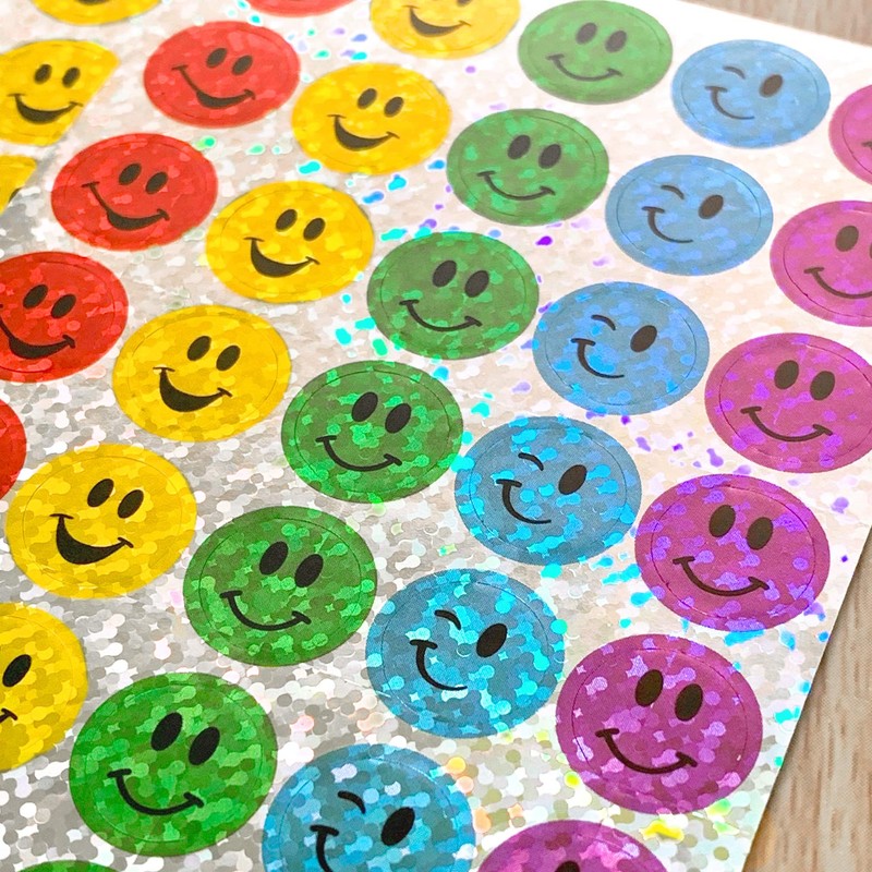 ArtSkills Assorted Stickers for Kids, Sparkle Smiles, 390 Count