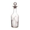 Creative Co-Op 20-Ounce Etched Glass Decanter with Giraffes and Glass