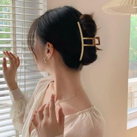 Fuyunohi Hair Clip, Hair Clip, Adult, Cute, Korean Style, Hair Clip, Large, Firm, Set, Pink, Yellow, Gradient, Ladies, Accessories, Simple, Trend, Stylish, Adult, Elegant, Hair Accessory, Suitable for