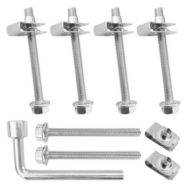 6 Sets Stainless Steel Fuel Tank Strap Bolts, Gas Tank Strap Hardware Kit Compatible with Chevy Silverado