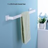 TRUSTMI Bathroom Hardware Accessories Set 5-Piece Square Towel Bar Assembly