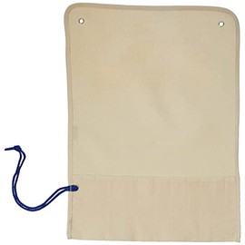 MAPAC Canvas Brush Roll-NATURAL, Fabric, 34x3x18 cm