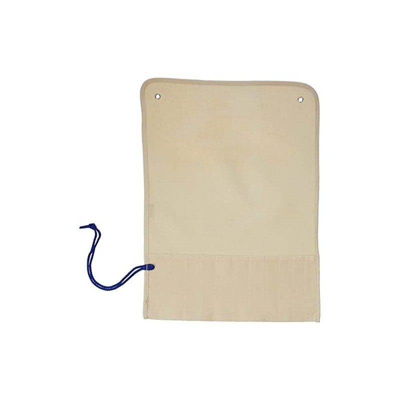 MAPAC Canvas Brush Roll-NATURAL, Fabric, 34x3x18 cm