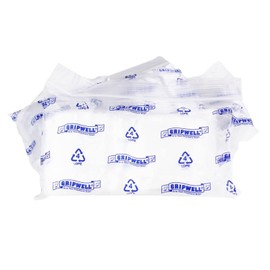 Grip Seal Bags - GRIPWELL Self Seal Resealable Food Safe - 2.25" x 3" / 56mm x 75mm - Pack of 100