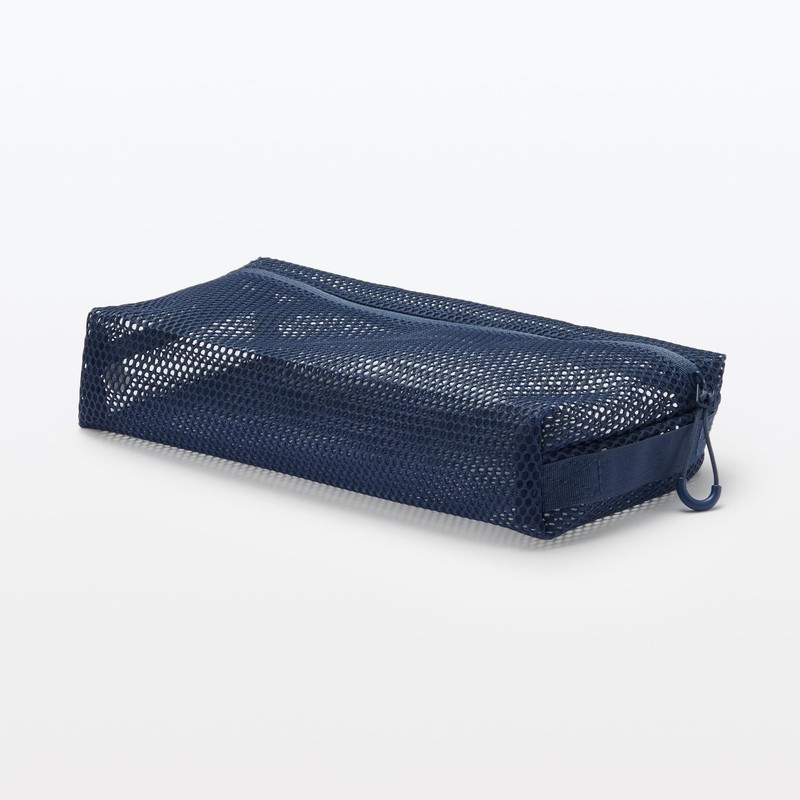 MUJI OHG85A3S 3D Mesh Case Navy M