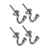 SISI UK® 4 Pack Curtain Tie back Hooks U Ball