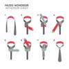 OcioDual Men's Tie Wedding Confirmation Slim Tie Retro Business Tie
