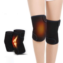Wopohy Magnetischer Kniestütze, 1 Paar magnetische Kniepads, Selbsterhitzung Pillow, Knee Massage Pillow, Knee Support für Wandern, Fußball, Basketball, Laufen, Jumper Knie, Tennis