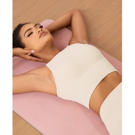 AegisChic Workout Bras for Women Yoga Sports Seamless Tank Top Gym with Built-in Padded Bra Tops