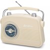 ByronStatics Portable Radio AM FM, Vintage Retro Radio with Built