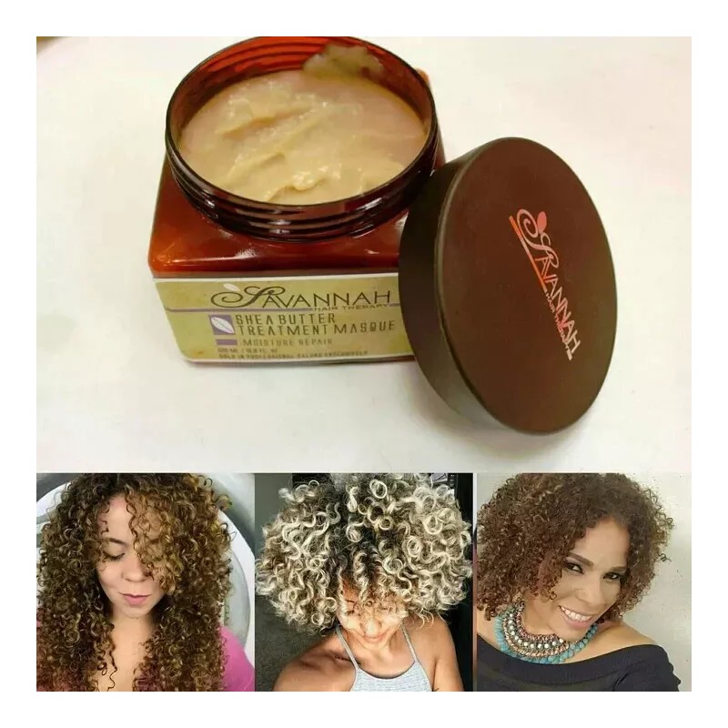 Savannah Hair Therapy Shea Butter Leave-In Cream & Treatment Masque