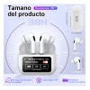 Glimall G9pro Auriculares Bluetooth 5.3 ANC IPX5 40h Pantalla LED