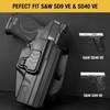 S&W SD9 VE & SD40 VE Holster, OWB Holster Fit: