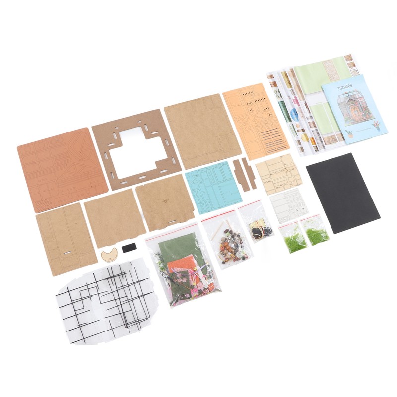 DIY Miniature Dollhouse Kit 1:24 Scale Dollhouse Puzzle Toy for