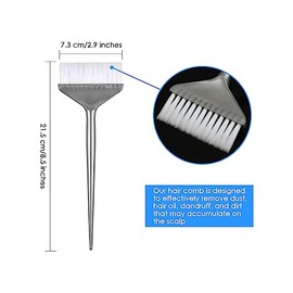 DS. DISTINCTIVE STYLE Hair Dye Applicator Brushes 5 Pieces Long Handle Soft Bristles Hair Coloring Kit Salon Bleach Tinting DIY Tool (Black)
