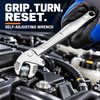7-10mm Self-Adjusting Ratchet Wrench with Crab Claw Jaw and 30°