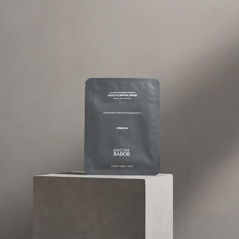Doctor BABOR Cryo Plumping Mask, Refreshing and Nourishing Cloth Mask,