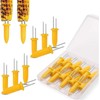 Stainless Steel Corn Holders With Storage Box, 20Pcs Corn on