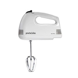 Proctor Silex 62509PS 5-Speed Hand Mixer, White