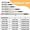 6Pcs Magnetic Screwdriver Bits, High Magnetic Screwdriver Drill Bit Set,