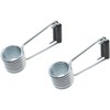 HAJXZH 2 PCS Spring Hinge Door Closer Universal Butterfly Storm