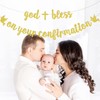 God Bless On Your Confirmation Banner, Confirmation Blessing, Baptism Banner,