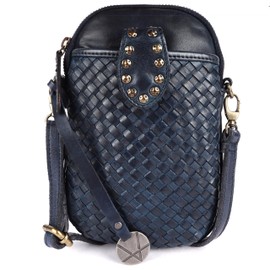 Vilenca Holland Genuine Leather Small Leather Crossbody Bags For Women Cell Phone Purse With Adjustable & Detachable Strap, Grey, 13 x 19.5 x 2