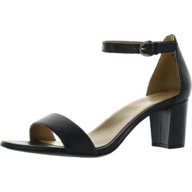 Naturalizer Womens Vera Ankle Strap Block Heel Dress Sandal French Navy 12 W