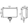 HELLA 005860221 450 FOG LIGHT (AMBER LENS) H3 12V SAE/ECE