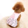 NACOCO Small Dog Star Dress with Leash Small Pet Puppy