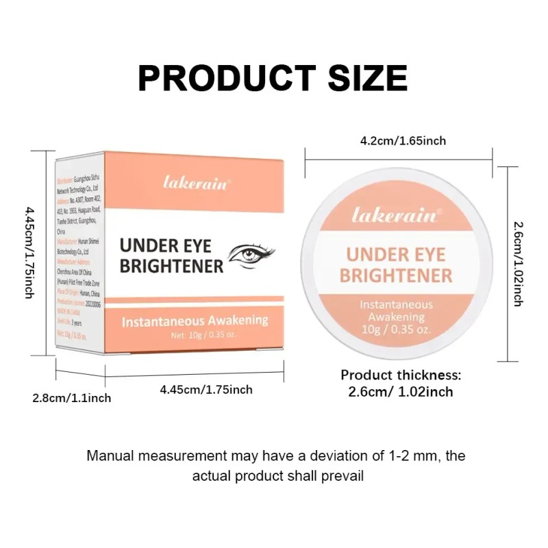 Iluminador De Ojos Y Corrector Ojeras 10 G Fórmula Suave